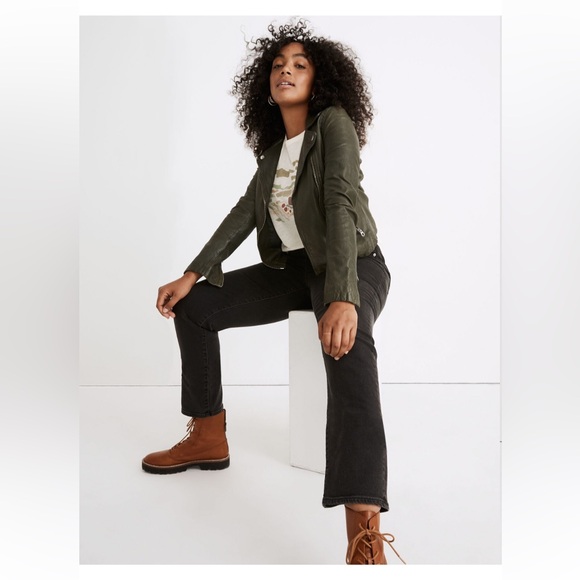 Madewell Classic Straight Black Jeans — Lunar wash 32 - Picture 3 of 11